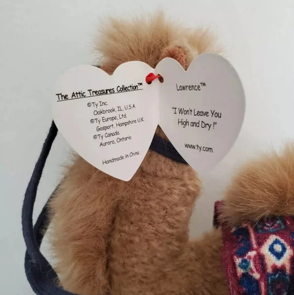 Vintage Ty Beanie Babies 1993 Attic Treasures "Lawrence" the Camel - Picture 4 of 6